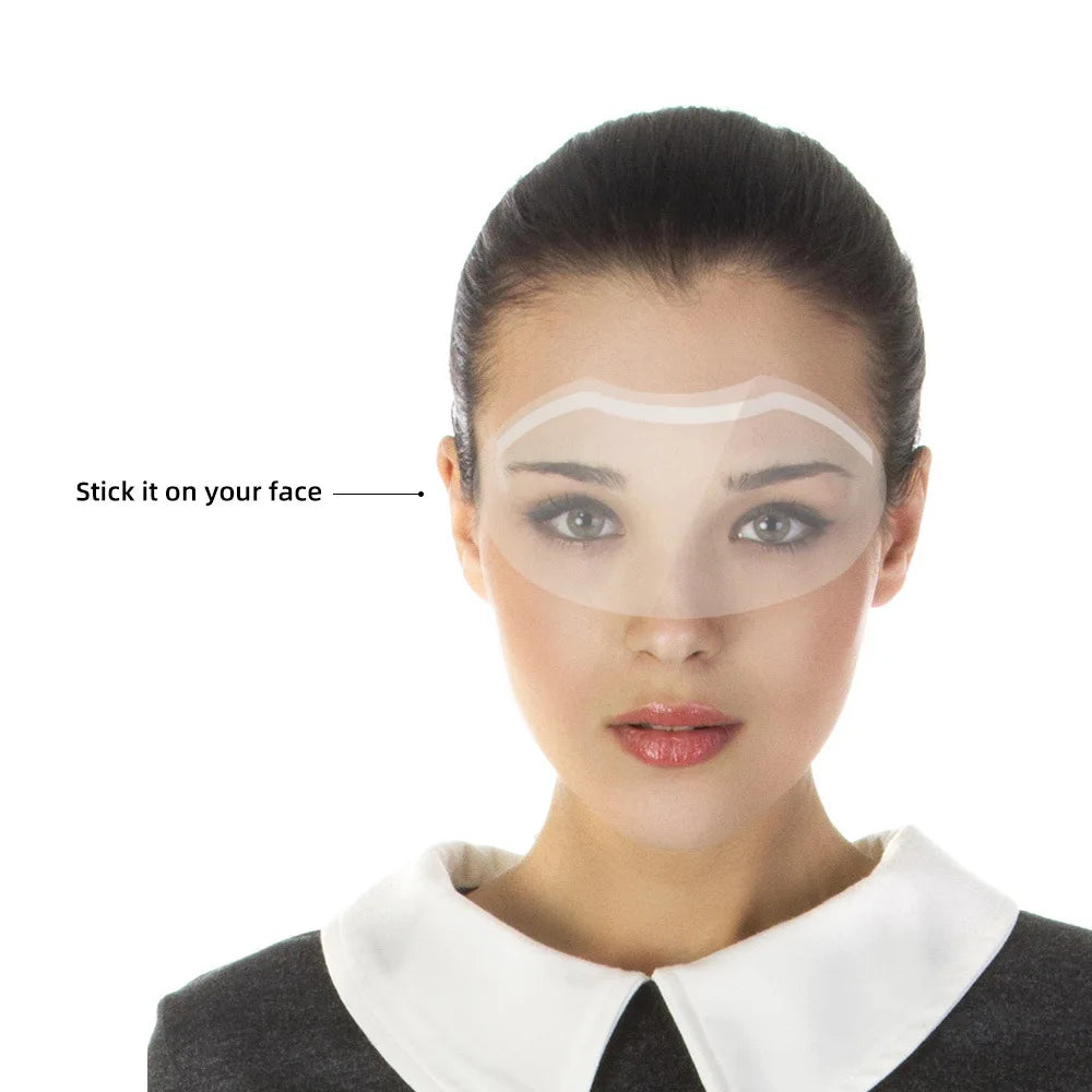 50/100Pcs Microblading Permanent Makeup Protective Eyebrow Shower Visor for Eyelash Extensions Eye Eyelid Lash