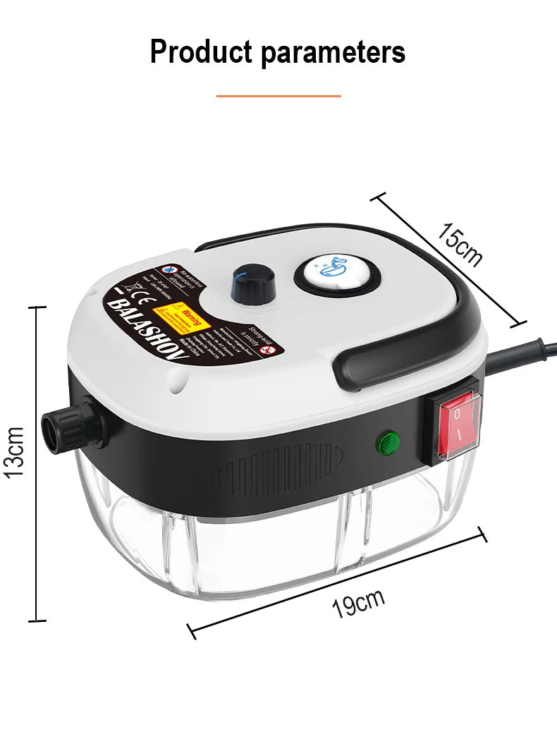 Pressure Steam Cleaner Portable Handheld Cleaner Air Conditioner Kitchen Car Hood Steam Cleaning Machine Household High