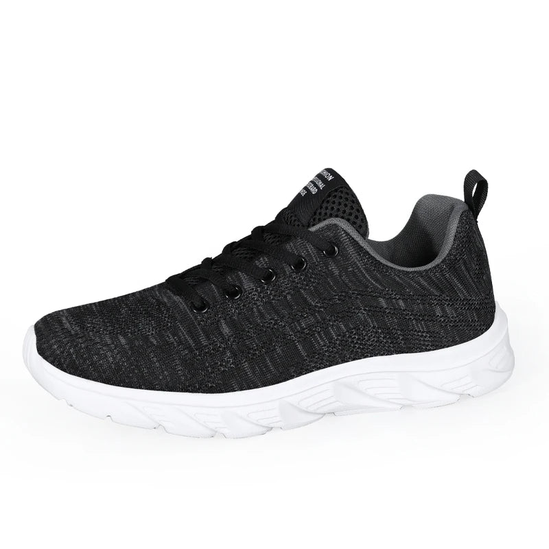Flying Woven Upper Color Matching Light Casual Shoes