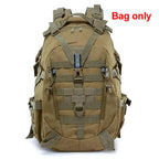 Outdoor Tactical Climbing Camping Backpack Travel Molle Hiking Hunting Trekking Rucksack Sports Crossbody Reflective Strip Bag