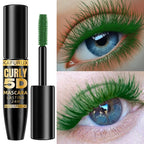 5D Mascara Thick Curl Waterproof Natural Lenthen Eyelash 9 Colors Blue White Green Pink Black Eye Makeup Korean Cosmetics