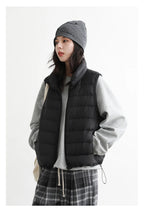 CHIC VEN New Women Down Coats Sleeveless Lightweight 90 White Duck Down Stand Up Collar Female Down Vest Autumn Winter 2026