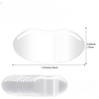 50Pcs Makeup Shower Face Visors Disposable Plastic Shower Visor Clear Face Cover Hairspray Salon Eyelash Extensions Styling Tool