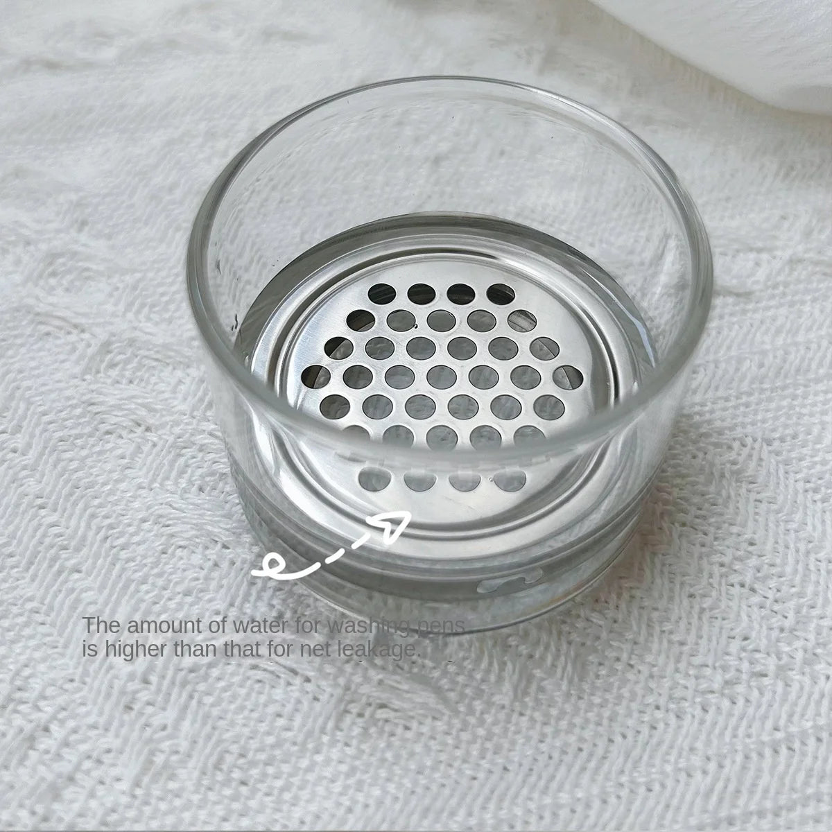 Nail Brushes Washing Cup Water Cleaner Easy Cleaning Portable Brush Mesh Layers Washer for Nail Art Sequins Nail Tools