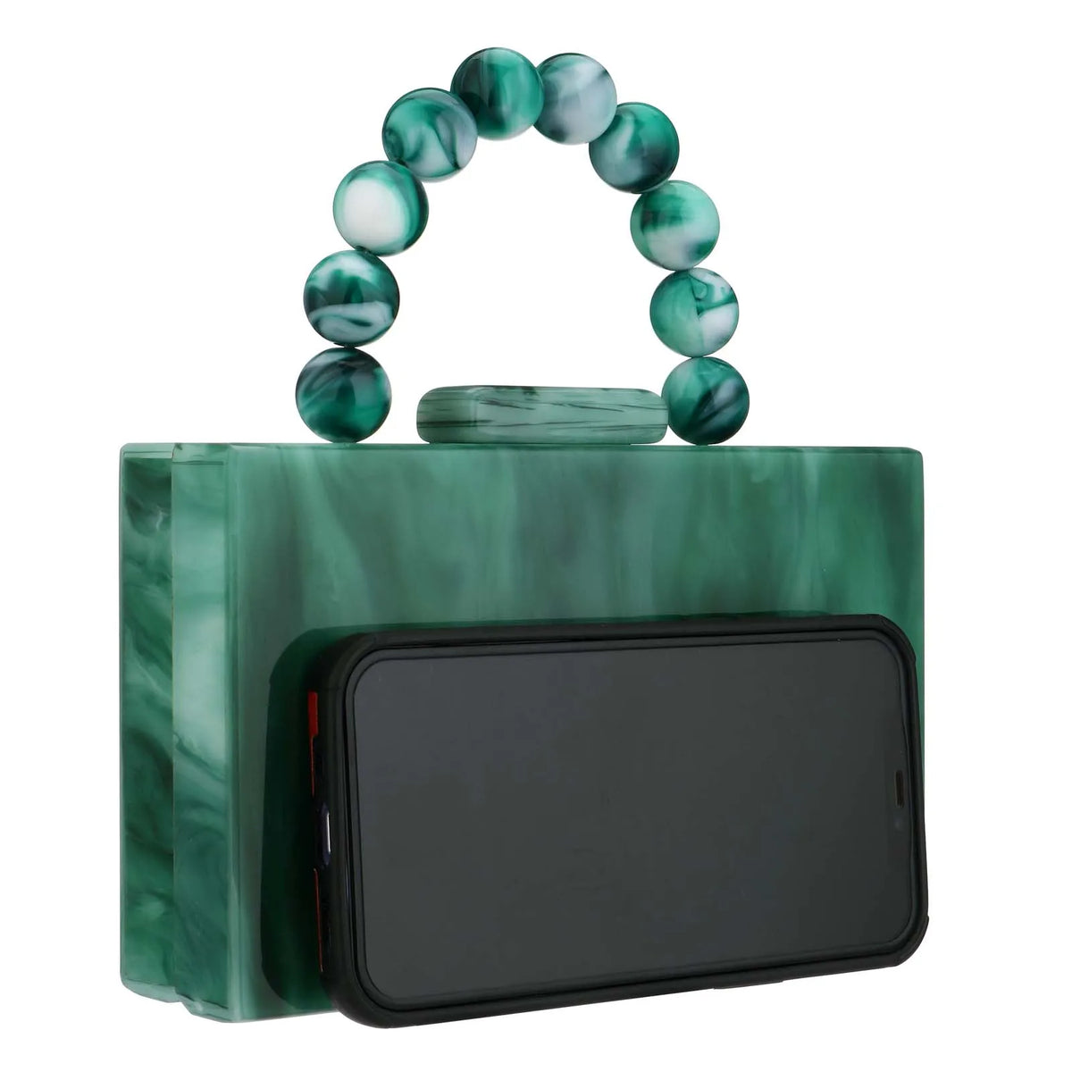 Beading Handbag Marble Acrylic Luxury Box Clutch Evening Bags Wedding Party Chain Shoulder Bag Dinner Dress Purse Festival Gift