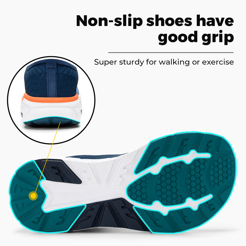 FitVille Men's Running Shoes Comfortable Wide Toe Box Walking Jogging Shoes Cushioning Man Sports Sneakers for Men Lightweight