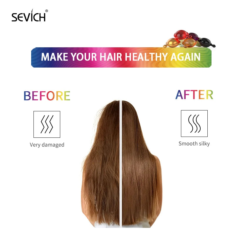 Mix Hair Vitamin Capsule Fast Repairing Maltreated Frizzy Hair Silky Moisturizing Hair Oil  Nourishing Keratin Complex Serum Oil