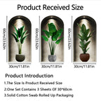 18 Styles Simulated Archway Niche Potted Plant Painting Wall Stickers Bedroom Living Room Hall Peel & Stick Art Mural Decals