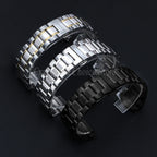 Arc Stainless Steel Strap for Tissot WatchBand 12/14/16/18/21/24mm 20mm22mm Curved Universal for Longines Wrist Butterfly Buckle