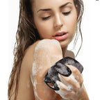 Exfoliating Silicone Bath Brush Portable Massage Bath Brush Body Scrubber Shower Gel Skin Washing Massage Brush Gadget Bathroom