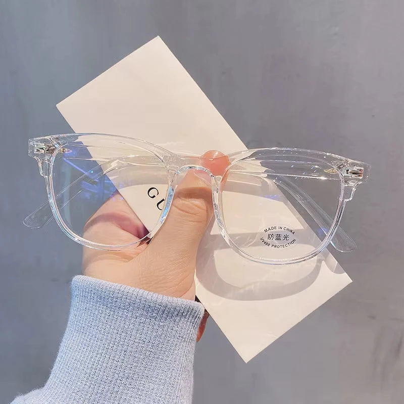 -1.0 -1.5 -2.0 To -6.0 New Transparent Finished Myopia Glasses Men Women Black Eyeglasses Prescription Shortsighted Eyewear