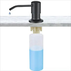 500ml / 350ml Useful Kitchen Sink Tools Home Product Bottle Liquid Soap Dispensers Durable Stainless Steel Pump