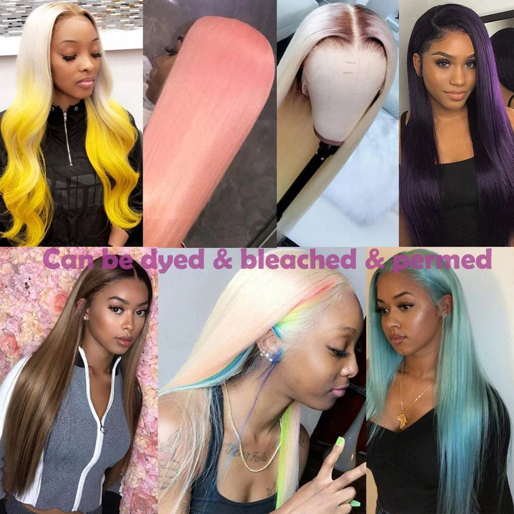613 Straight Human Hair Bundles Remy Brazilian Blonde 1/3/4 Bundles Deal Bone Straight Human Hair Unprocessed Extension Bundles Brazilian 613 Straight Human Hair for Black Women