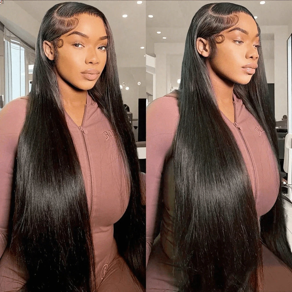 Straight Lace Front Wigs Human Hair 13X6 Hd Lace Frontal Wig 13X4 Bone Straight Human Hair Wigs Hair Accessories For Women
