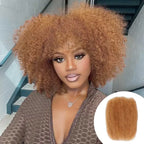Black Pearl Top QVR Peruvian Kinky Curly Mini Twist Hair 50G/pc Afro Kinky Bulk Human Hair for Braiding 100% Remy Hair Bundles