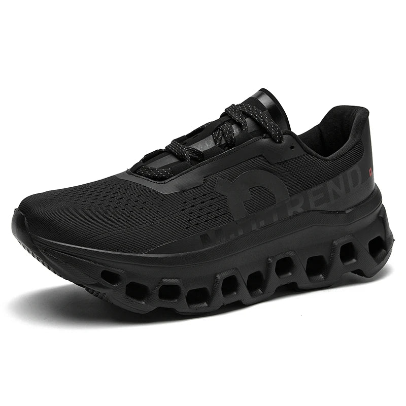 2025Male Cushioning Sneakers NonSlip Casual Sports Shoes Lightweight Men's Walking Running Shoes Hhollow Design Large Size 39-45
