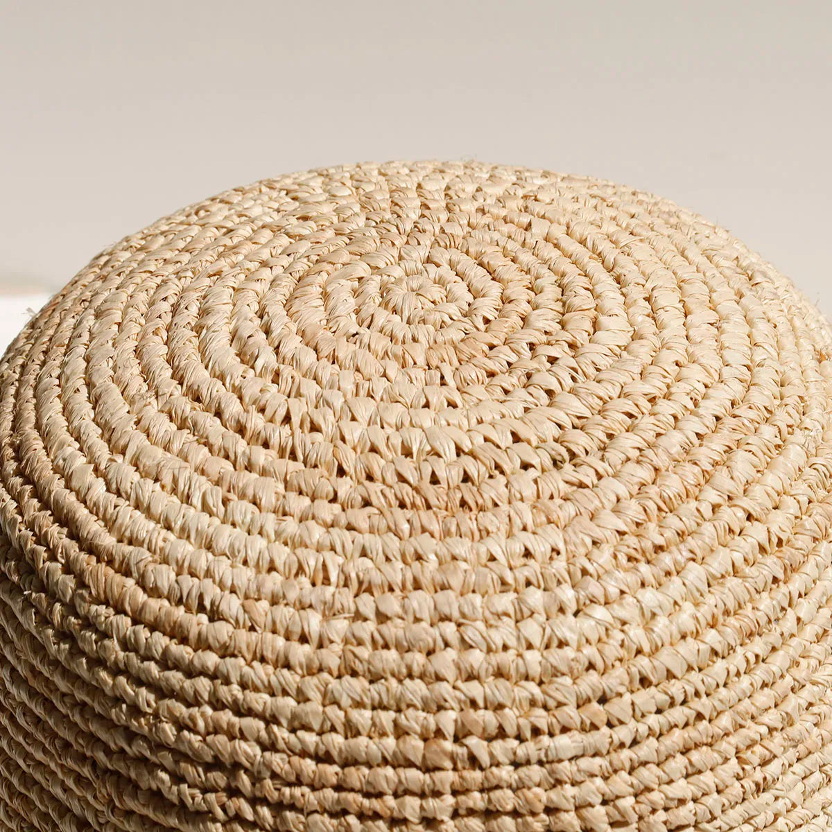 2026 new Raffia Straw Bucket Hat Women Summer Bikini Beach Hat Female Korean Travel Sun Protection Breathable Fisherman Hat