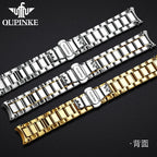OUPINKE Original Stainless Steel Watchband for Men Watch Universal Watch Strap