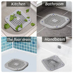 Drain Hair Catcher Filter Sink Anti-blocking Strainer Bathtub Shower Floor Silicone Stopper Cover Kitchen Bathroom Accessories
