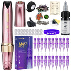Mast P60 Permanent Makeup Tattoo Machine 5 Adjustable Strokes LED Digital Display Lightweight Design for Eyebrows Eyeliner Lip