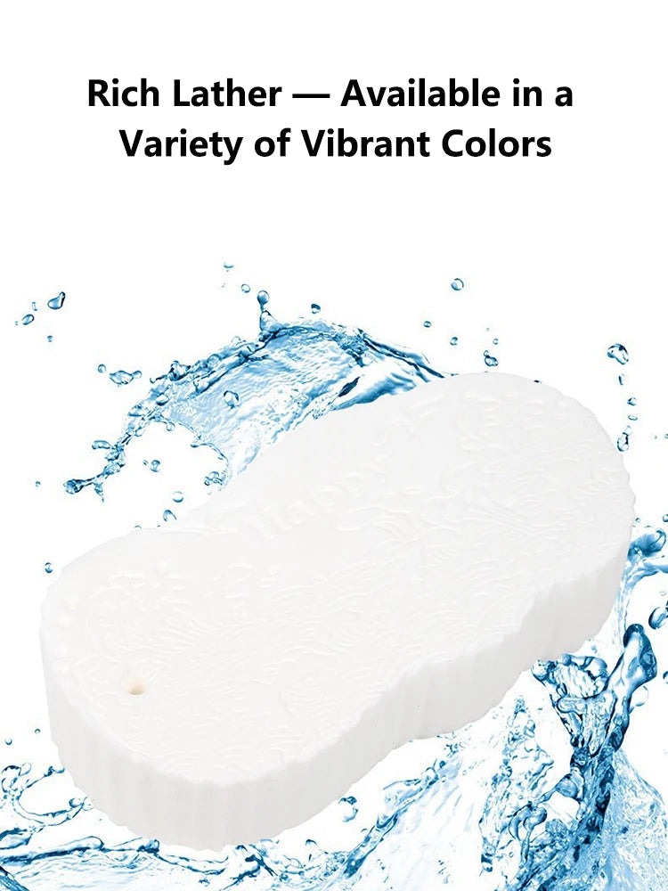3D Magic Children Bath Sponge Body Exfoliating Dead Skin Sponge Massager Cleaning Shower Brushes Peeling Sponge Artifact