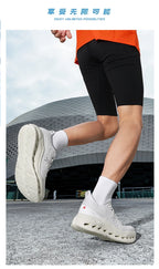 Men High Performance Running Shoes Light Cushion Marathon Ready Eco Breathable Mesh Non Slip Daily Outdoor Walking Sneakers