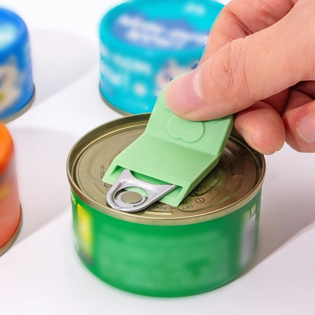 Cute Cat Paw Pet Food Can Opener with Anti Slip Handle, Kitchen Tool for Safe Manual Can Opening Kitchen Tool for Cans Lid