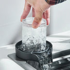 304 Stainless Steel Waterfall Kitchen Sink Large Single Slot Integrated Faucet Set Soap Dispenser/Pure Water/Cup Washer