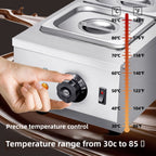 Singwinner 2 3 Tanks Electric Chocolate Tempering Machine Chocolate cascade Melting Pot for Kitchen home appliance