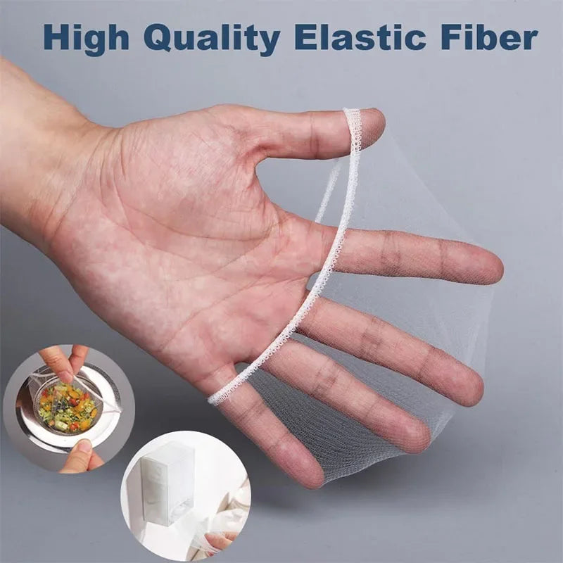 30-1000PCS Disposable Kitchen Sink Filter Mesh Sewer Garbage Filter Meal Residue Pool Mesh Bag Drainage Screen Sink Garbage Net