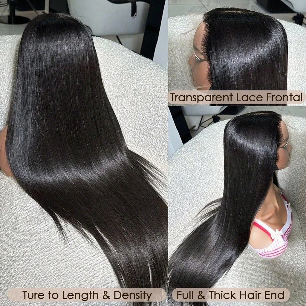 Straight Lace Front Wigs Human Hair 13X6 Hd Lace Frontal Wig 13X4 Bone Straight Human Hair Wigs Hair Accessories For Women