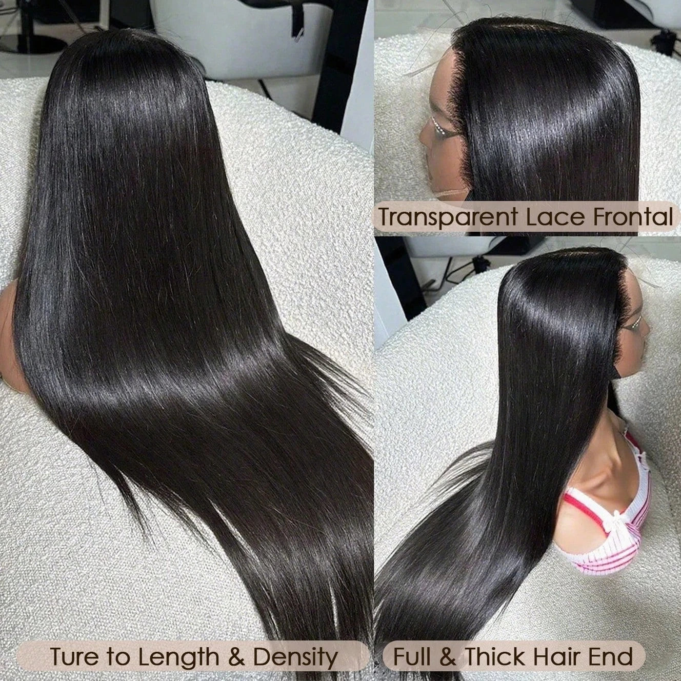 Straight Lace Front Wigs Human Hair 13X6 Hd Lace Frontal Wig 13X4 Bone Straight Human Hair Wigs Hair Accessories For Women