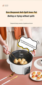 220V Electric Cooker Non-stick Cooking 3.5L Hot Pot Multifunction Electric Cooker Smart Rice Pot For Home Electric Hot Pot