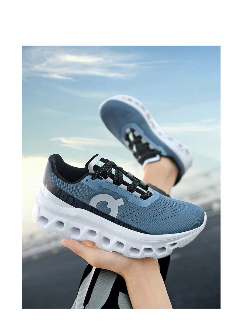 2025Male Cushioning Sneakers NonSlip Casual Sports Shoes Lightweight Men's Walking Running Shoes Hhollow Design Large Size 39-45