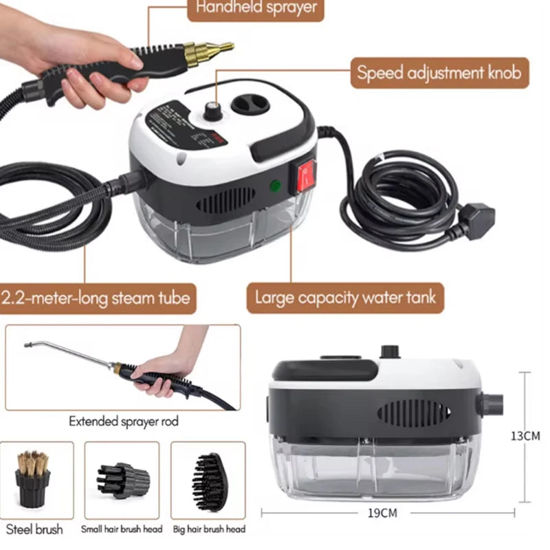 High temperature steam washer, jet washer, kitchen range hood, air conditioner, car washer, household appliances. EU/US Plug