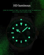 OLEVS 5885 Mens Watch Auto Date Stainless Steel Strap Diving Series Waterproof Men's Sports Watch