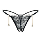 Sexy Open Crotch Panties Women Lace Mesh Lingeries Seamless Low Waist Perspective Briefs Lady Erotic Underpanties