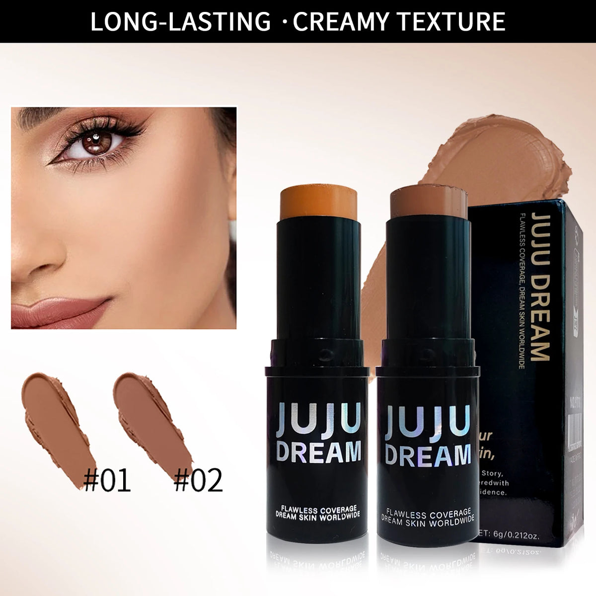 Facial  contouring stick - waterproof makeup, contouring makeup, concealer stick, convenient cosmetics