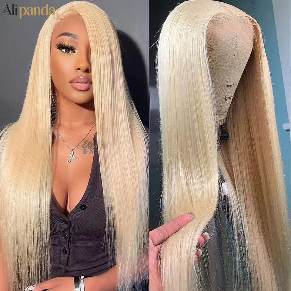 613 Blonde HD Transparent Lace Frontal Human Hair Wigs Tuneful 613 Malaysian Bone Straight 13x4 13x6 Lace Front Human Hair Wigs