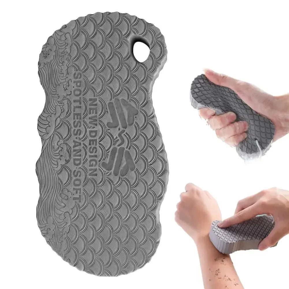 NEW 3D Magic Children Bath Sponge Body Exfoliating Dead Skin Sponge Cleaning Shower Brushes Peeling Sponge Artifact