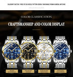 BINBOND 2pcs Couple Watches Fashion Top Brand Men Ladies for Quartz Watch Lover Waterproof Stainless Steel Watch Valentine Gift