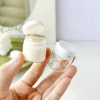 2/5PCS Clear Leak-Proof Travel Bottle for Makeup Remover & Lotion Containers Dispenser with Flip-Top Essence Bottled Separately