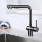 Hot Cold Touch on Kitchen Faucets Stainless Steel Pull Out Kitchen Sink Mixer Tap Black Smart Sensor Touch Kitchen Sink Faucet