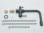 Chrome Purified Water Kitchen Faucet Pure Water Filter Deck Mounted Faucet Crane Dual Handles Hot Cold Water Mixer Taps