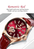 POEDAGAR Luxury Casual Watches For Women Waterproof Calendar Leather Ladies Watch High Quality Fashion Woman's Quartz Wristwatch