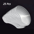 25/50Pcs Disposable Face Shields M Shaped Makeup Shower Visors Clear Barber Masks for Hairspray Hairdressing Tool Salon Supplies
