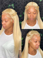 38 40 Inches 613 HD Lace Frontal Wigs 13x4 13x6 360 Honey Blonde Brazilian Straight Lace Front Frontal Human Hair Wigs for Women
