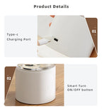 Kitchen 500ml Automatic Liquid Soap Dispenser USB Rechargeable Touchless Hand High Capacity Detergent Bathroom Dispenser