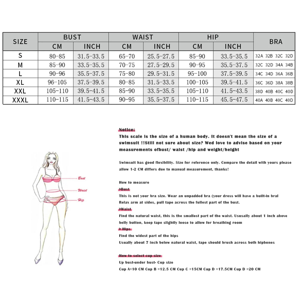 Push Up Bikini 2026 New Swimsuit Women Sexy Swimwear Female Bandeau Biquini Solid Bathingsuit High Waist Swimming Suit Beachwear