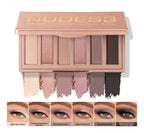 Eyeshadow Palette Long-Lasting Eye Makeup Rich Pigment Neutral Shades Blendable Color Matte Nudes Eyeshadow Palette Woman Makeup